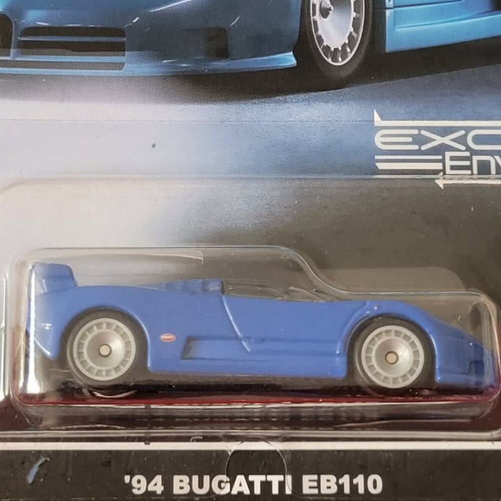 2021 HOT WHEELS, PREMIUM REAL RIDERS, '94 BUGATTI EB110, MINT IN THE PACKAGE!!!